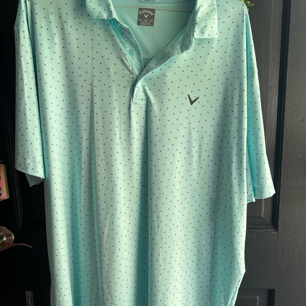 Callaway Men's Aqua Polo Shirt